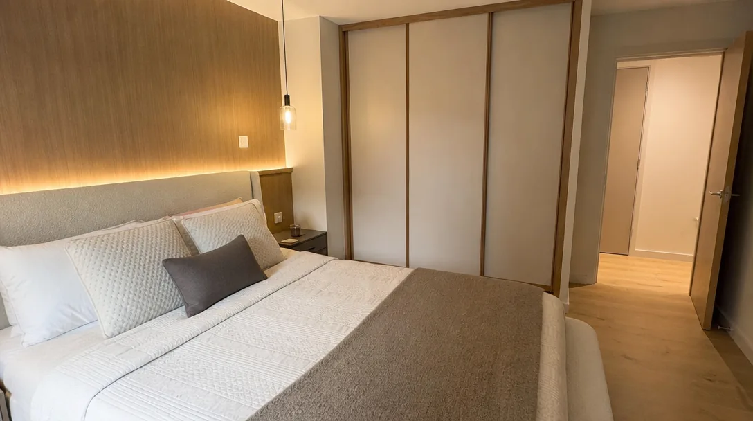 Dormitorio reformado en Sant Pere de Ribes